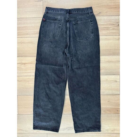 BDG High Rise Distressed Baggy Jeans in Washed Black 32 Women’s Urban Outfitters - Picture 4 of 5